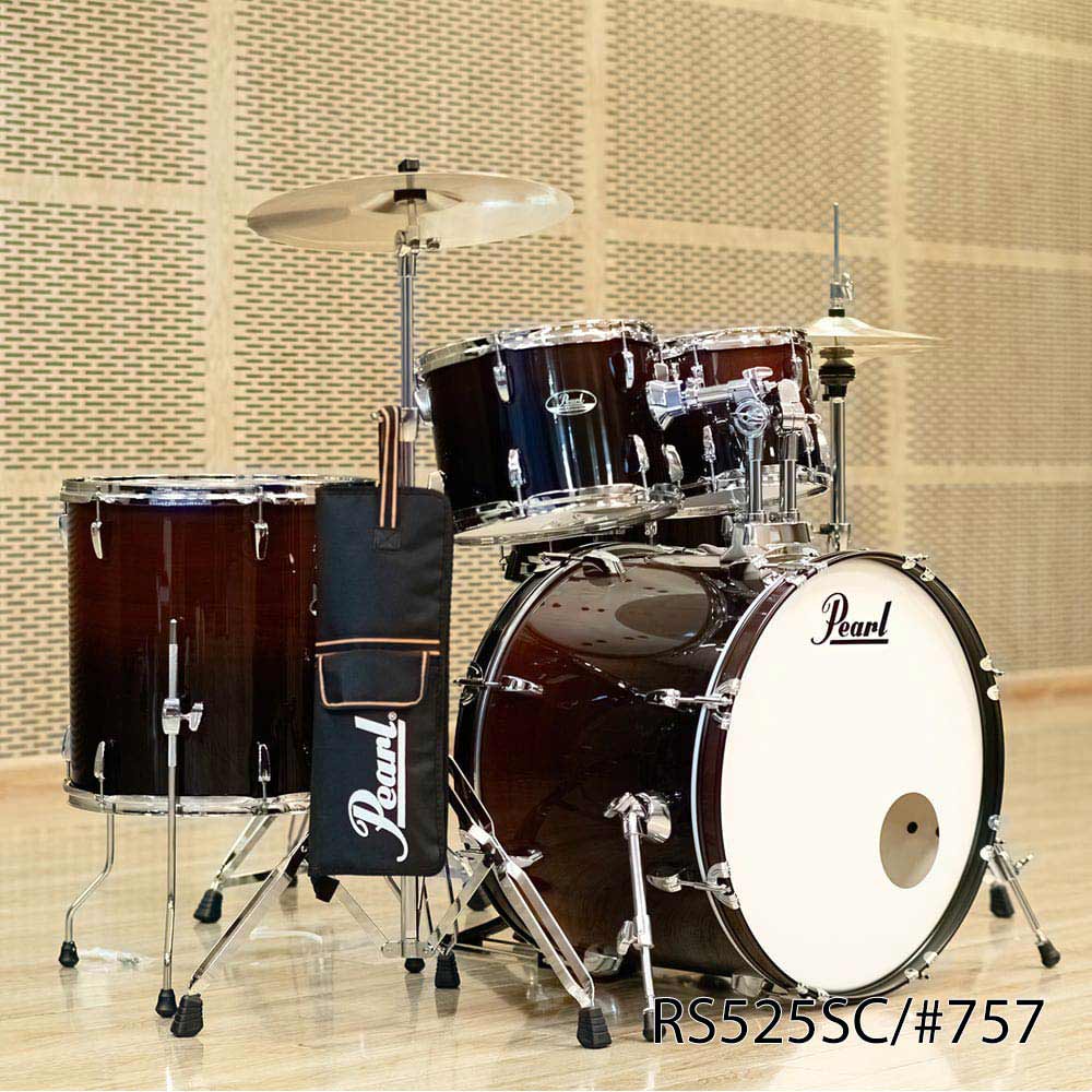 Trống Jazz Pearl Roadshow RS525SC Standard (Cymbal, Ghế, Chân) màu c757