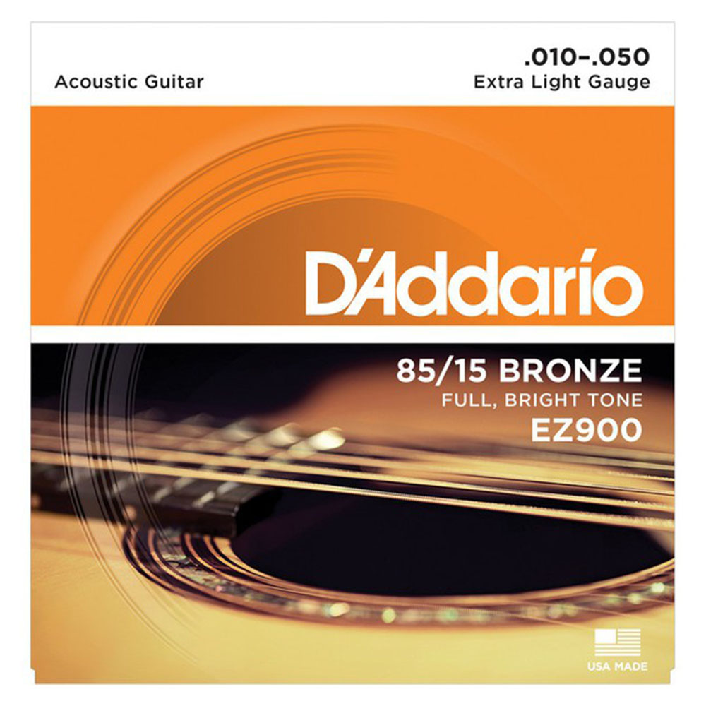 D´Addario 85/15 Bronze EZ900 10 50 Extra light gauge là một lựa chọn phổ biến để chơi Fingerstyle guitar