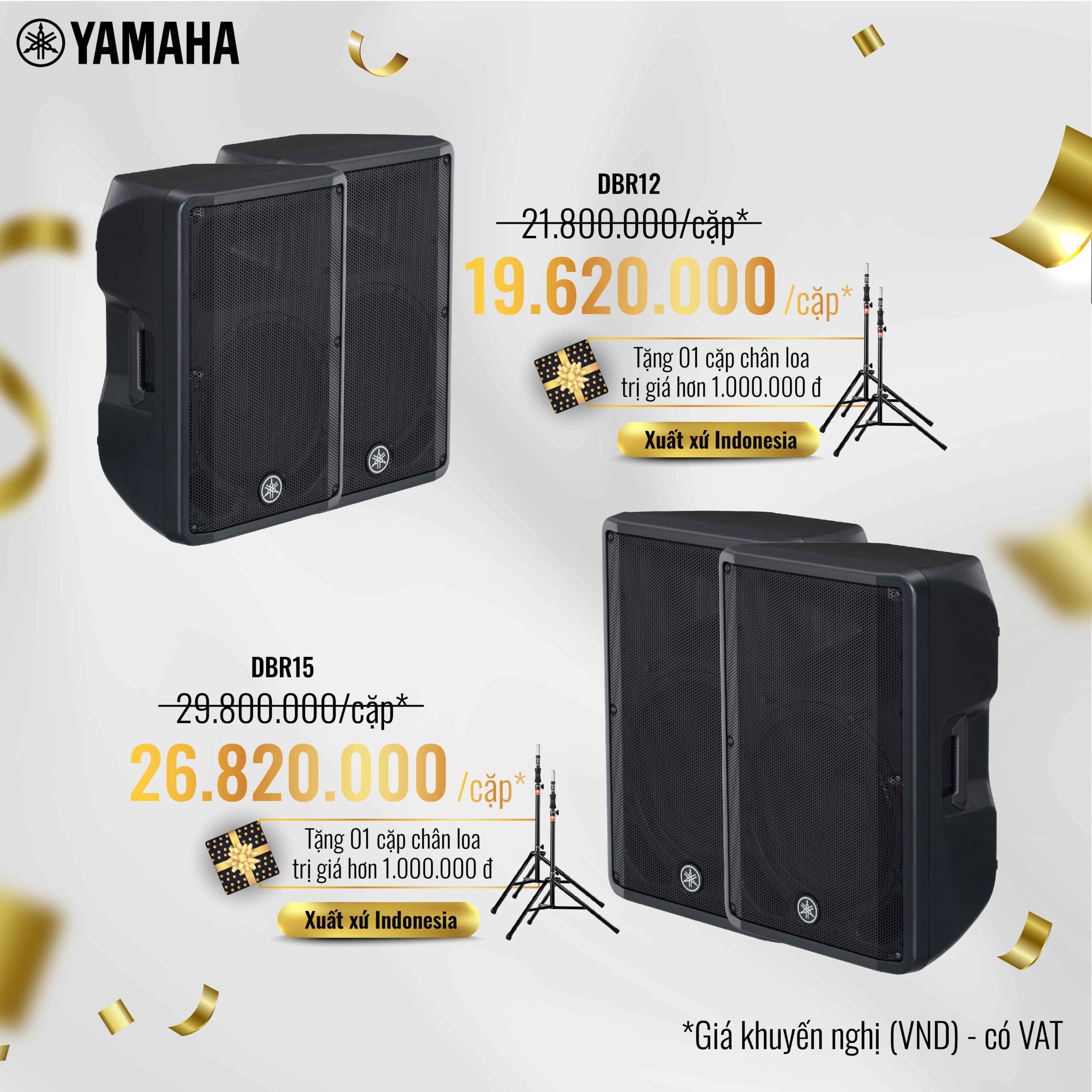 Khuyến mãi Loa Yamaha Tặng Chân loa