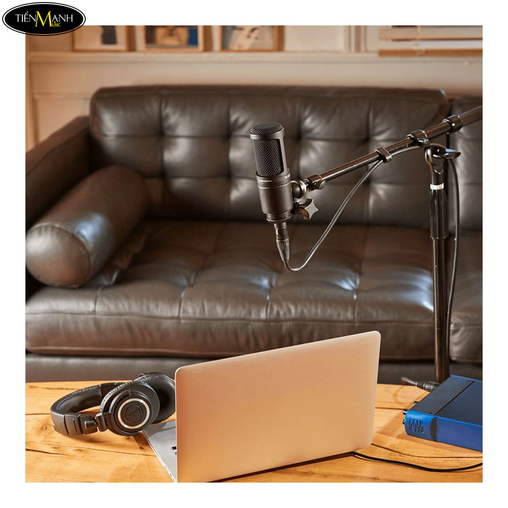 AT2020 Audio Technica là trợ thủ đắc lực trong lĩnh vực lồng tiếng, hát, sách nói, studio, nhạc cụ, sân khấu