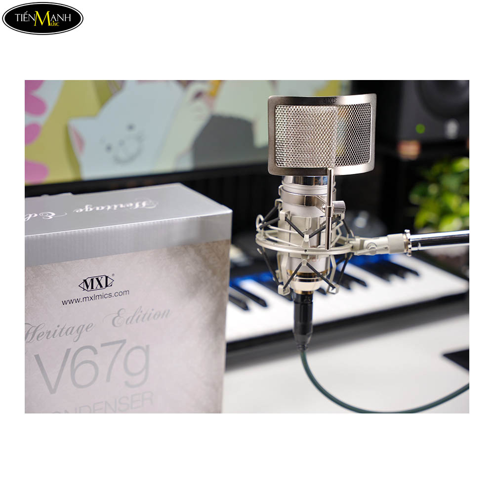 Phiên bản Micro Thu Âm MXL V67G HE cổ điển được thiết kế đặc biệt với hai gam màu bạc và vàng ấn tượng.
