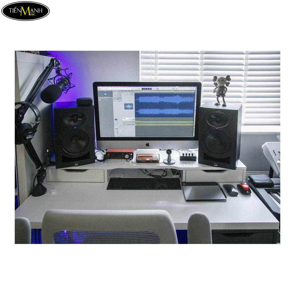 Kali Audio LP-8 8 inch Loa Kiểm Âm có thiết kế đơn giản và thân thiện với nhiều thiết bị