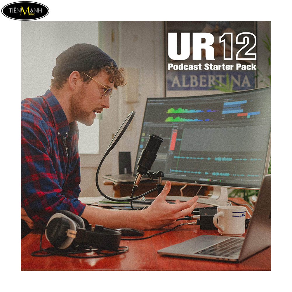 Bộ Soundcard Steinberg UR12B PS Podcast Starter Pack giúp khán giả hiểu rõ thông điệp muốn truyền tải