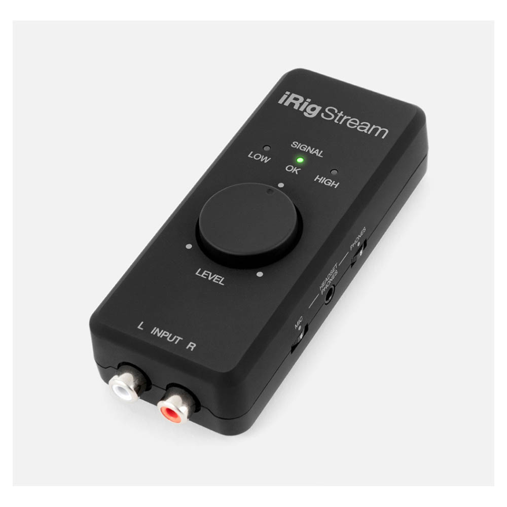 Độ phân giải IK Multimedia iRig Stream Stereo Audio Interface lên đến 48kHz / 24bit cho âm thanh sắc nét, tinh tế