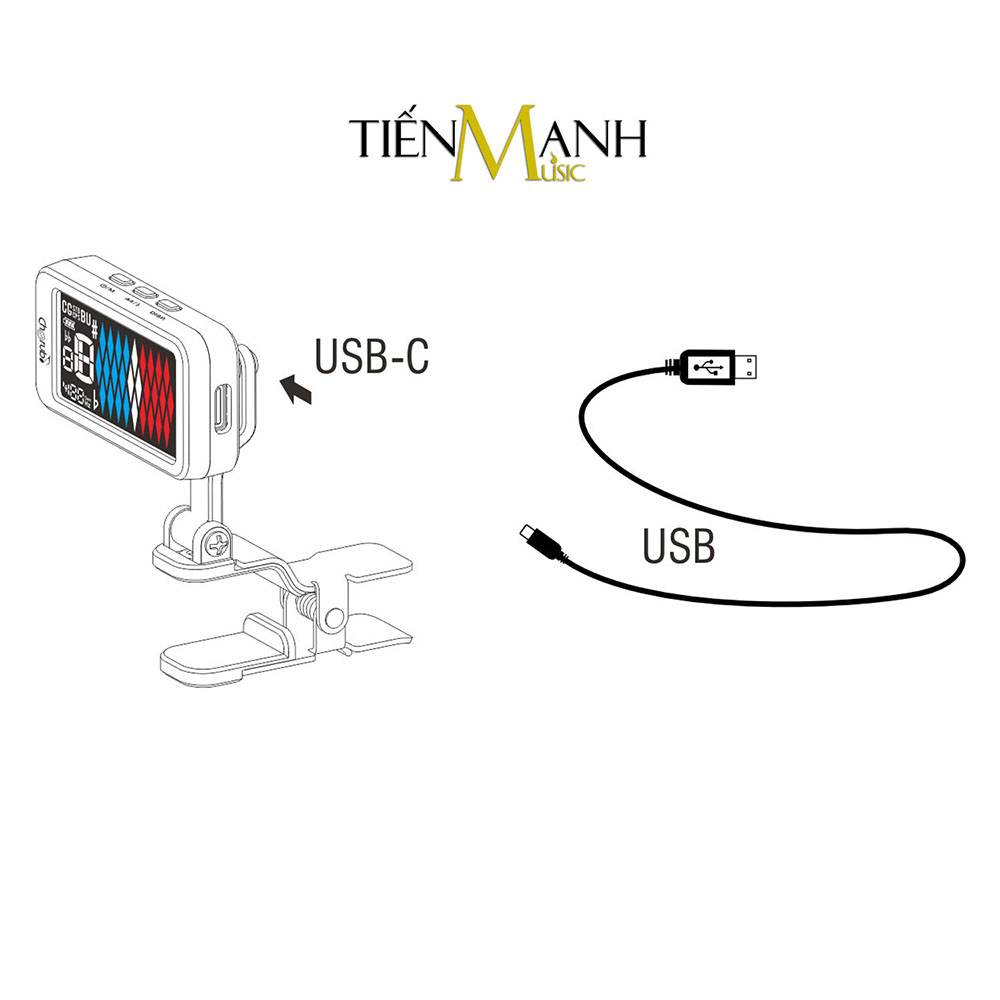 Máy Lên Dây Đàn Cherub WST-905Li ; Tunner
