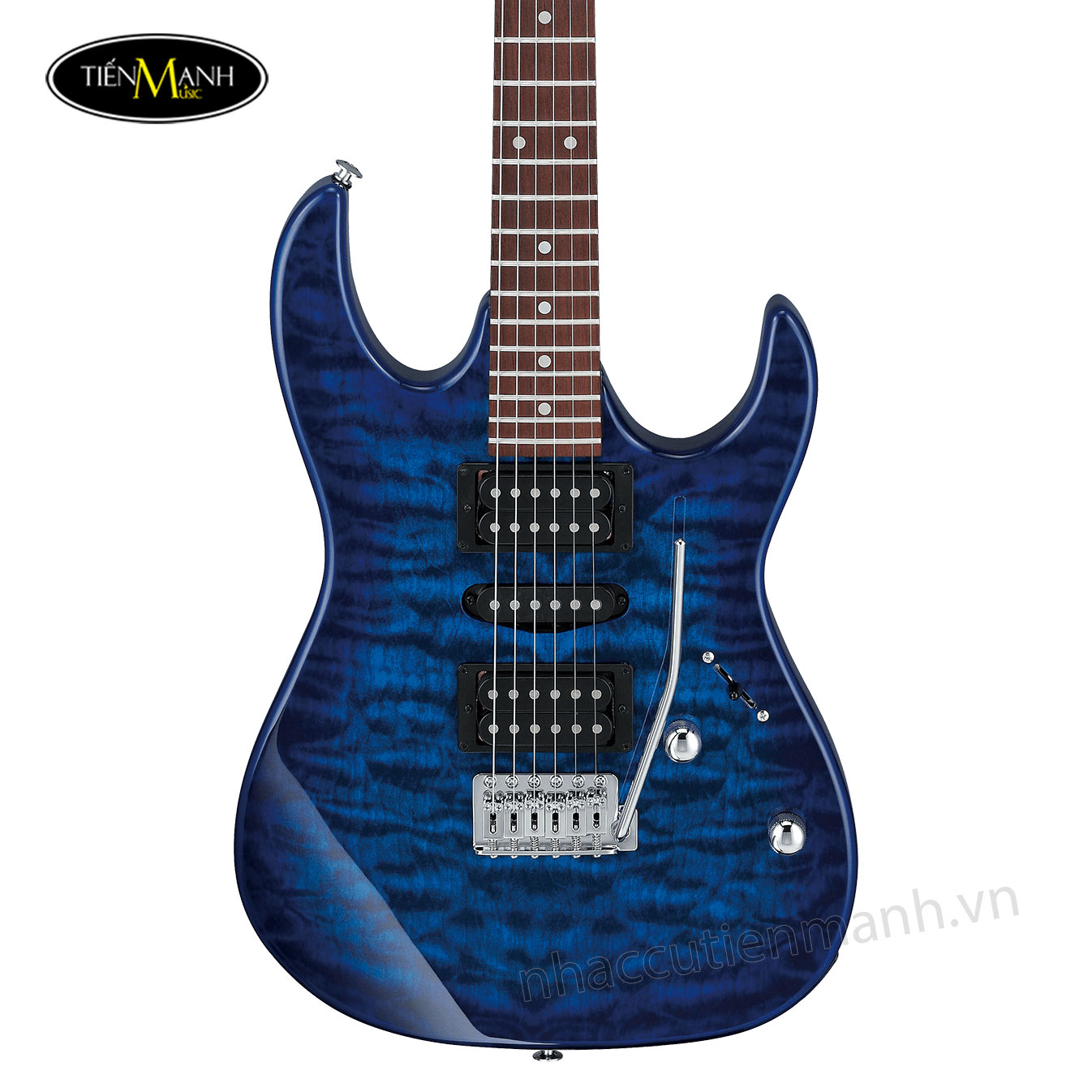 ibanez-gio-grx70qa-tbb-electric-guitar-transparent-blue-burst