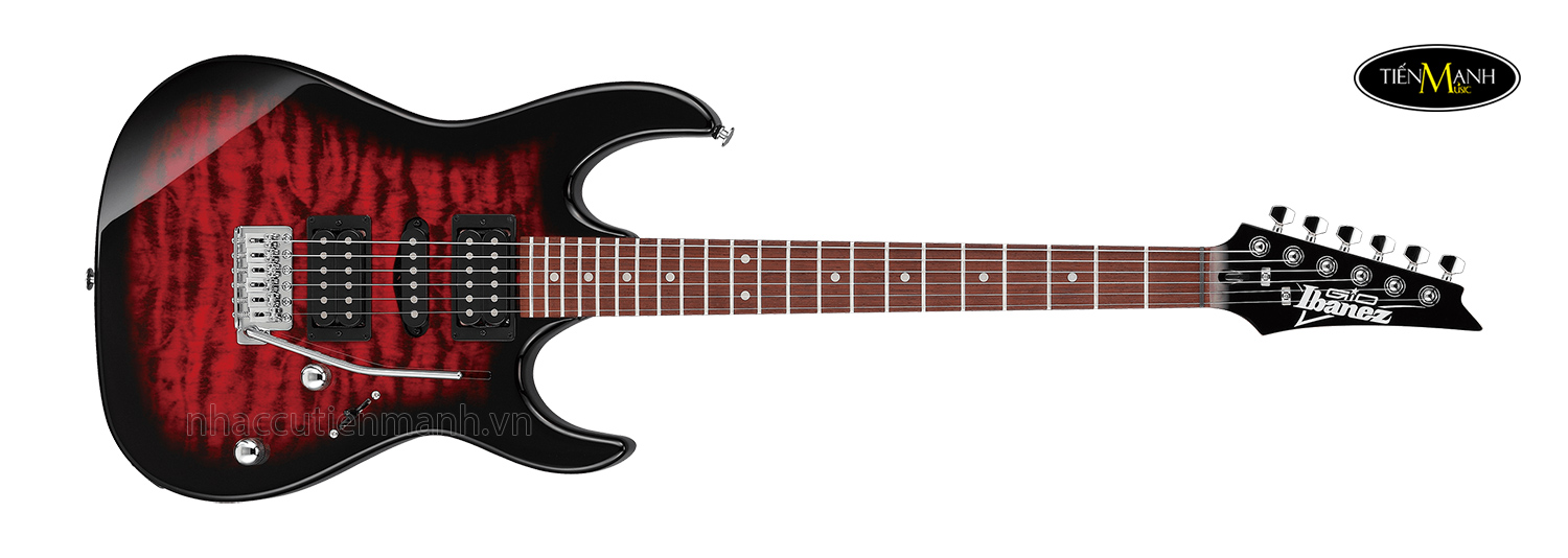 ibanez-gio-grx70qa-trb-electric-guitar-transparent-red-burst