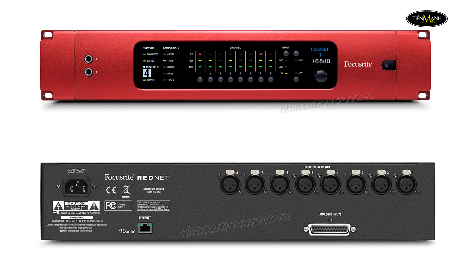 focusrite-rednet-4-8-channel-ethernet-audio-network-interface