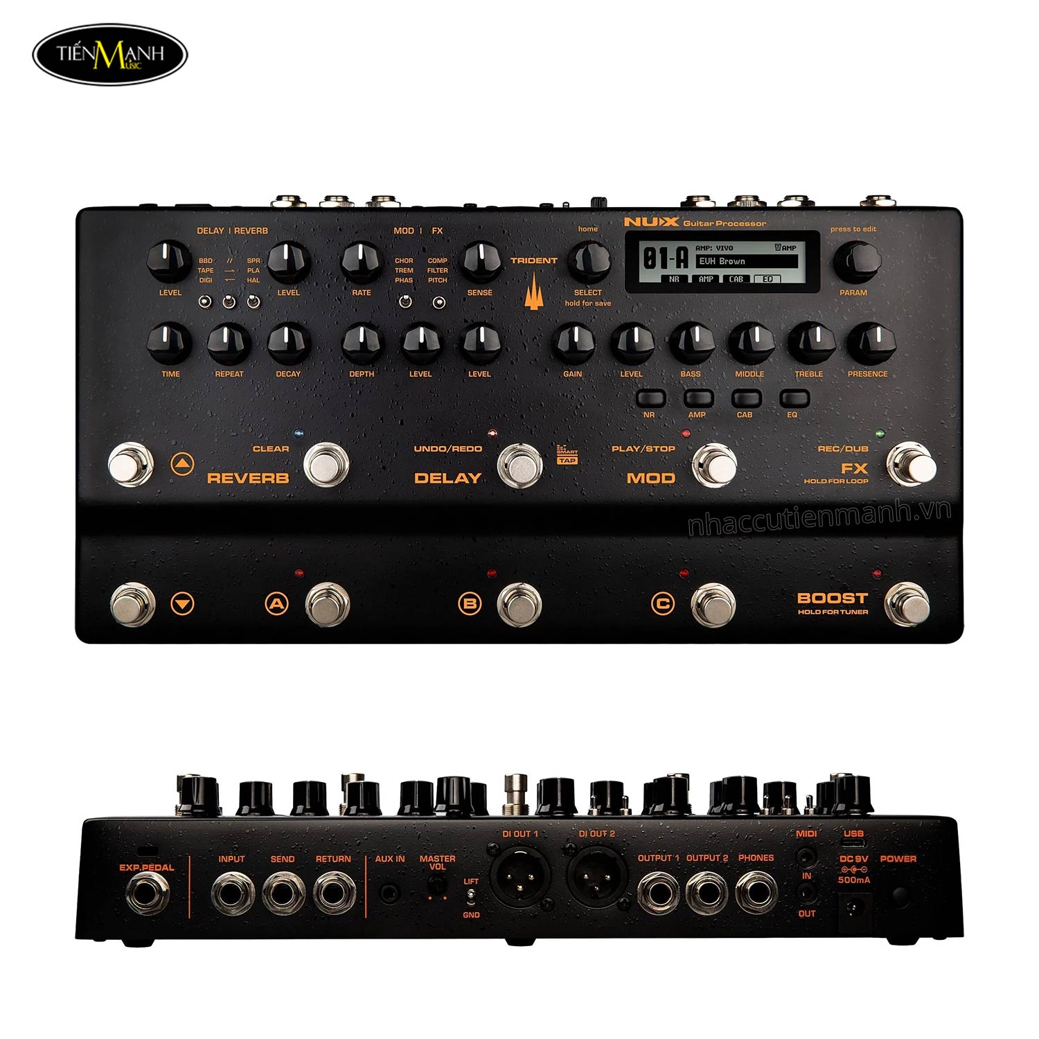 pedal-guitar-nux-trident-nme5
