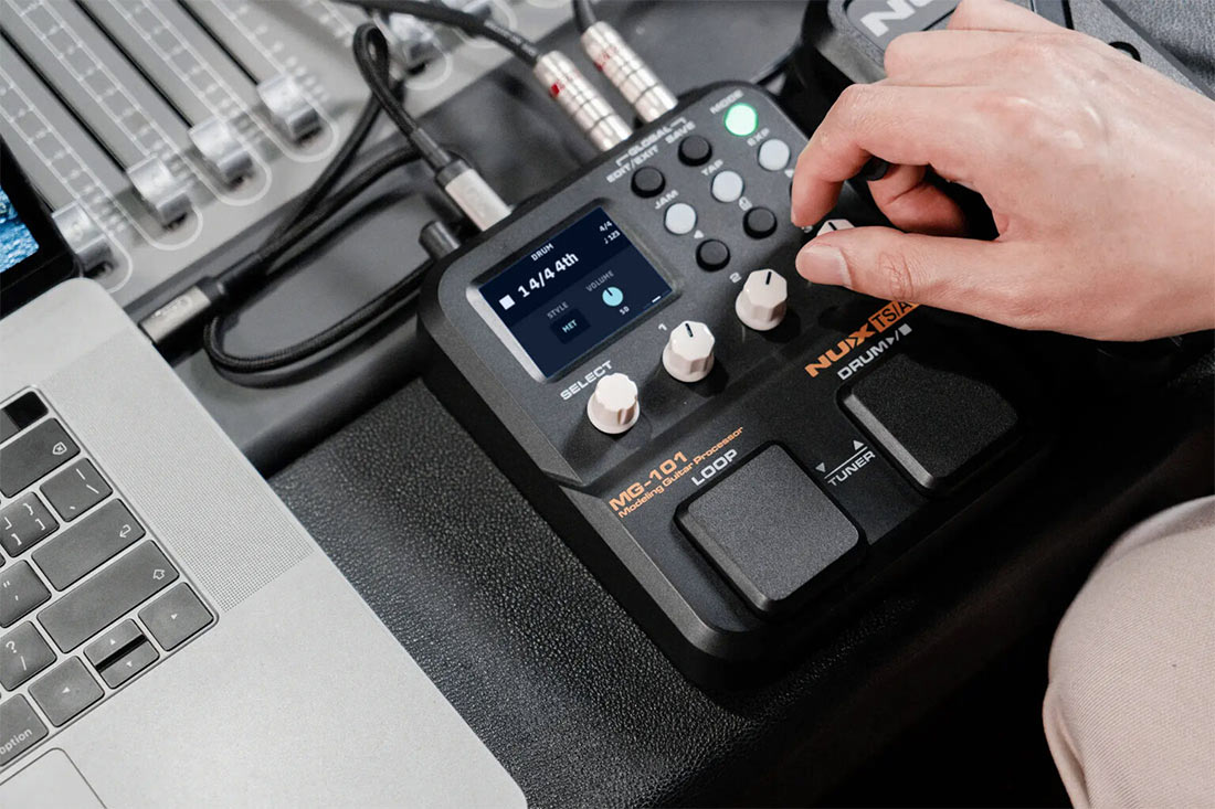 Phơ Guitar Điện Nux MG-101, Multi Effects Pedal Processor
