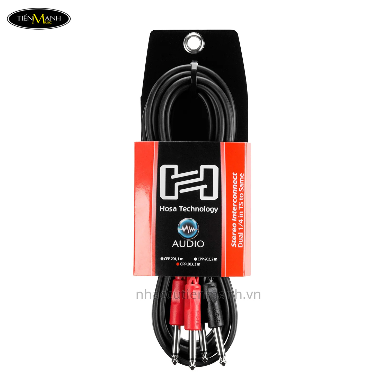 day-cap-loa-hosa-cpp-203-dual-1-4-ts-to-dual-1-4-ts-stereo-interconnect-cable-3m