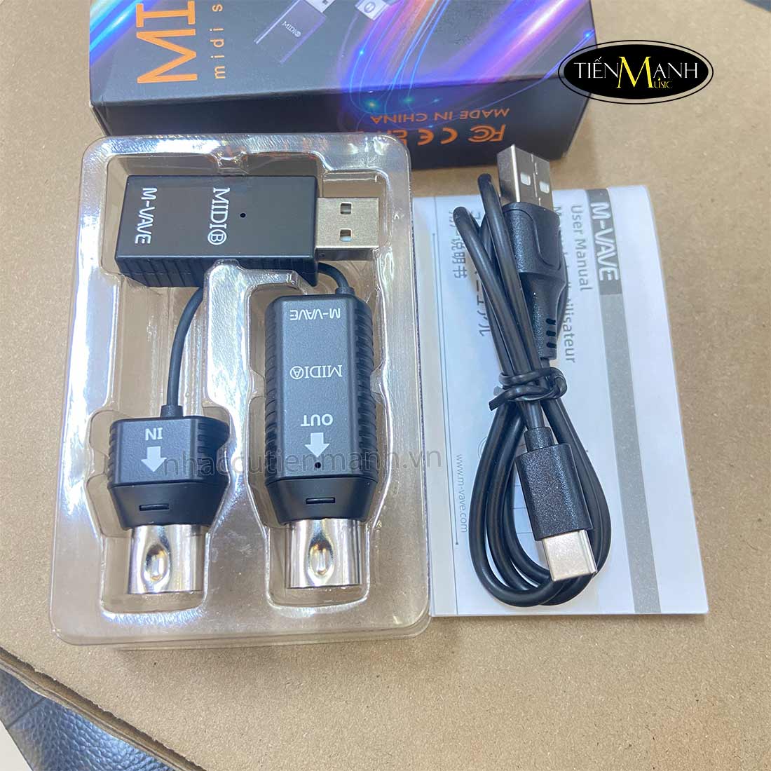 Bộ Kết Nối MIDI Không Dây M-VAVE MIDI System SK4 ( MS1 ) – Kết Nối Bluetooth, Độ Trễ Thấp MS1 (SK4)