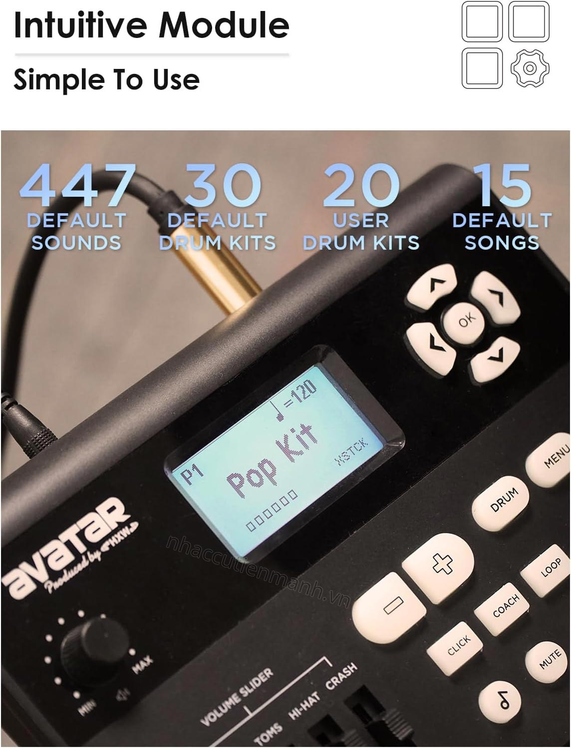 Trống Điện Tử HXW Avatar SD61-6
HXW Avatar SD61-6
Bộ trống điện tử HXW Avatar SD61-6
Electronic Drum HXW Avatar SD61-6
Digital Drum HXW Avatar SD61-6
HXW Avatar SD61-6 chính hãng
Giá HXW Avatar SD61-6
Mua HXW Avatar SD61-6
Bộ electronic drum HXW
HXW Avatar SD61-6 drum kit
Trống điện mesh head HXW
Bộ trống điện hiện đại
HXW Avatar SD61-6 review
Thông số HXW Avatar SD61-6
Trống điện luyện tập tại nhà