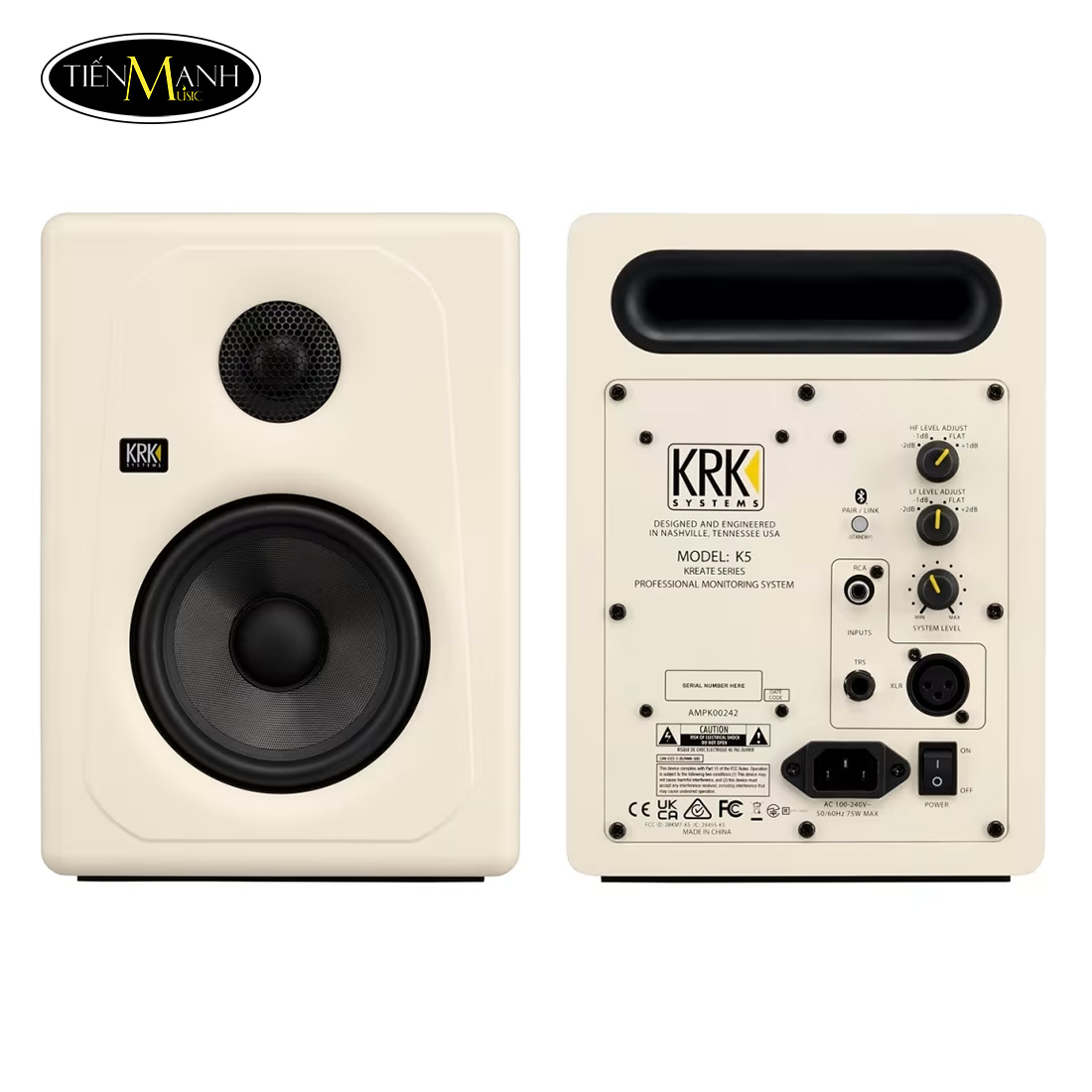 loa kiểm âm krk kreate5 bluetooth black late white red
