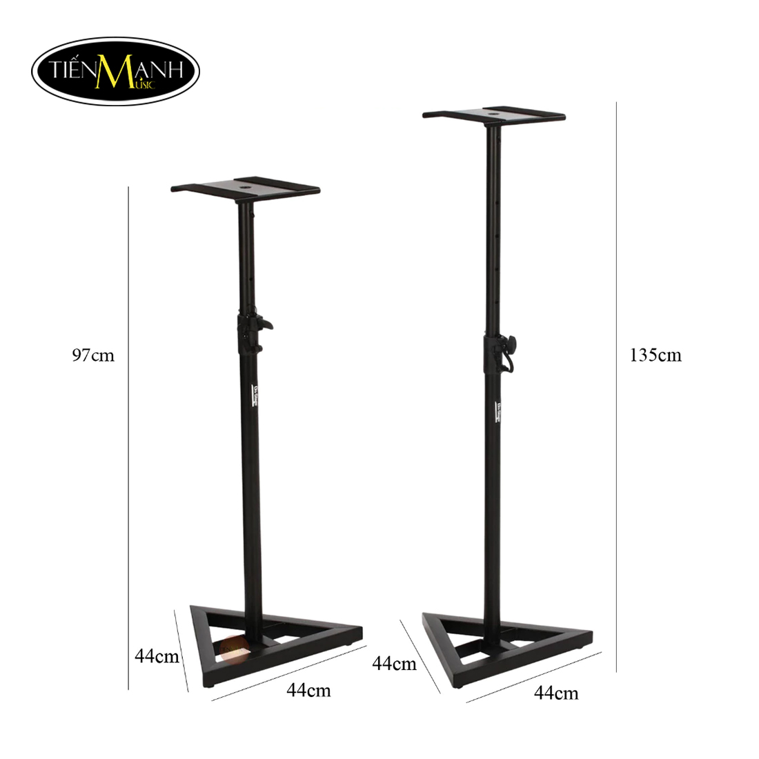 [Một cặp] Chân Loa Kiểm Âm On-Stage SMS6000, Monitor Speaker Stand, Chân tam giác