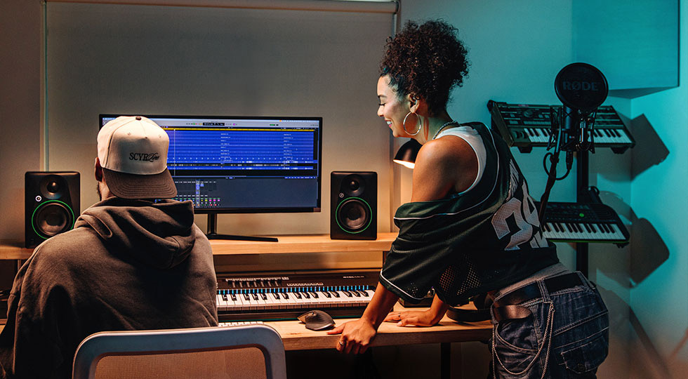 loa kiểm âm mackie e4.5bt bluetooth monitor studio