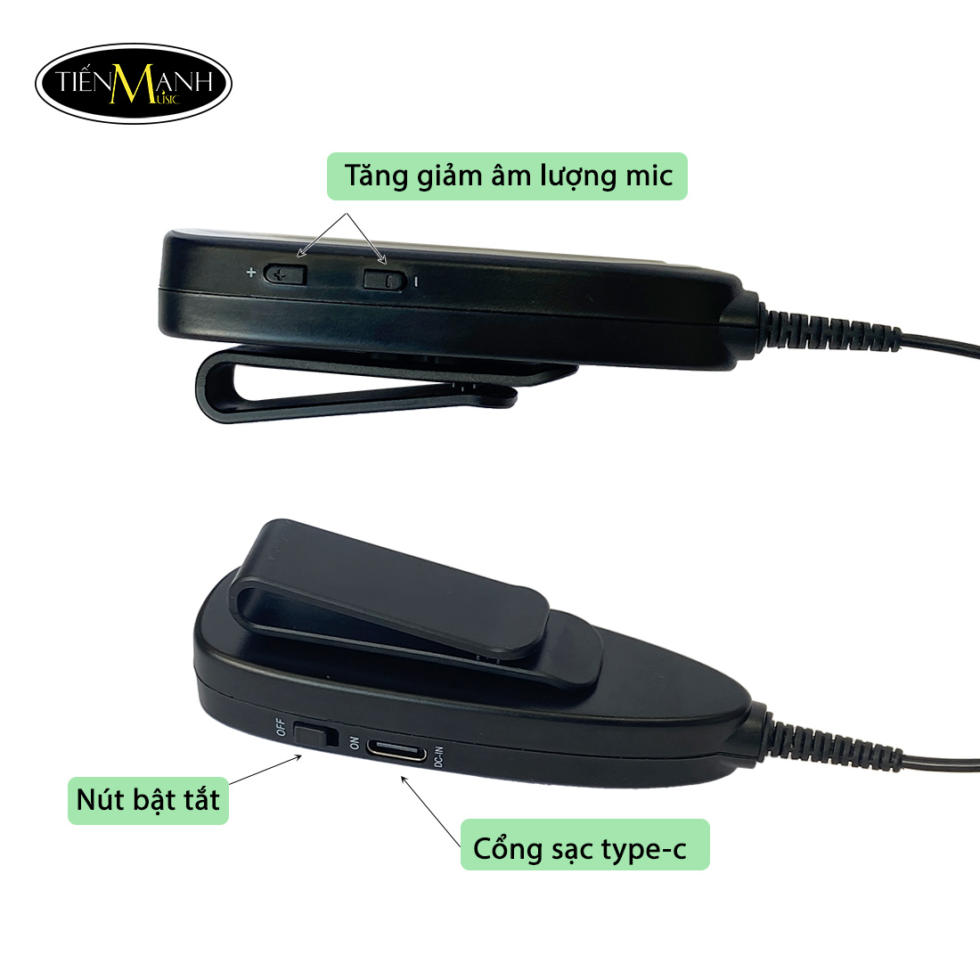 Micro Không Dây Cho Trống Kimafun KM-CX303 , Wireless Micro