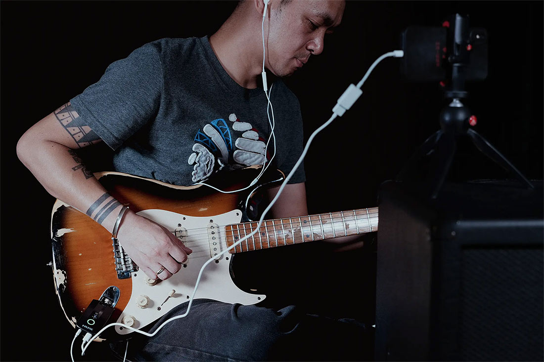 Nux Mighty Plug Pro MP3, Earphone Amplug Bluetooth Amply Cho Tai Nghe Kết Nối Guitar Electric và Bass