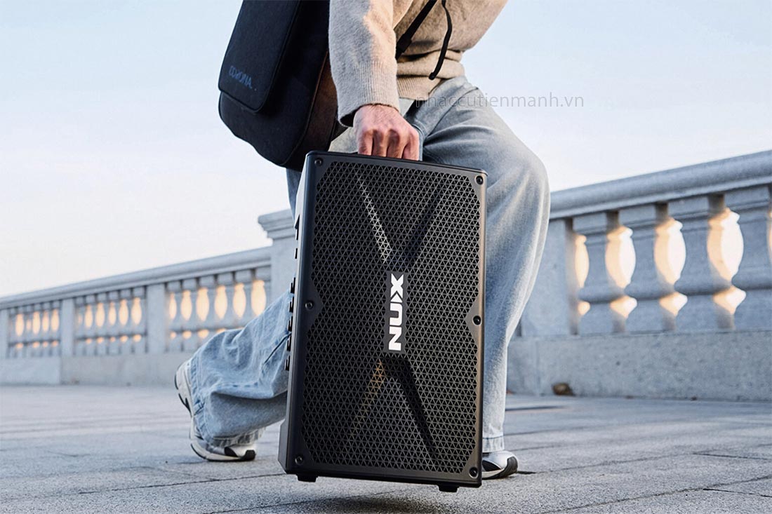 Amply Đa Năng Nux Busking NBA200FR, Amply Acoustic, Pin Sạc, Bluetooth