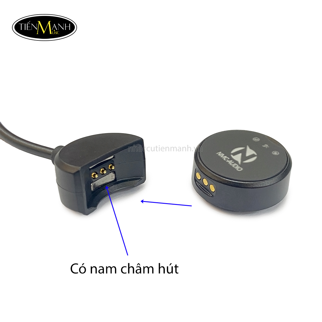 Micro Cài Áo Không Dây NMC-AUDIO NMC2812 (1 Mic) - Lightning | Type-C, Wireless Microphone