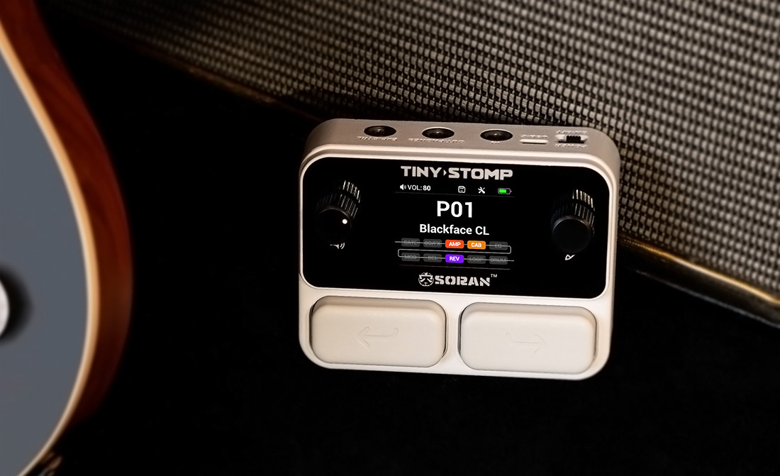 Phơ Đàn Guitar Soran Tiny Stomp JME03A, Multi effects Cho Guitar và Bass
