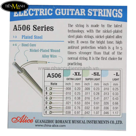 Dây Đàn Guitar Điện Electric Alice A506 ( Bộ ; lẻ ) - Ảnh 6