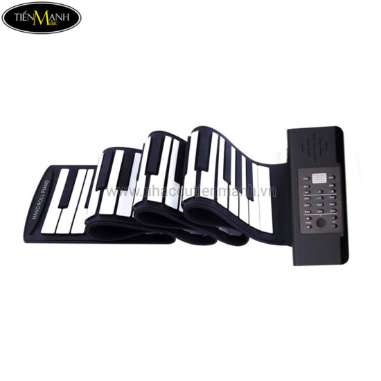 Đàn Piano 61 phím cuộn mềm dẻo Konix Flexible PA61 - Pin sạc 1000mAh