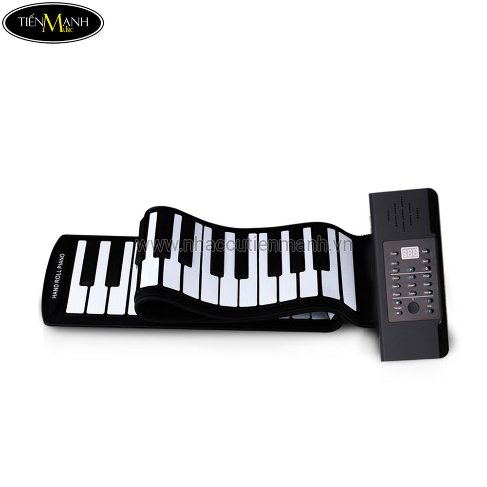 Đàn Piano 61 phím cuộn mềm dẻo Konix Flexible PD61 - Pin sạc 1000mAh