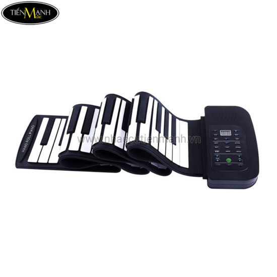 Đàn Piano 88 phím cuộn mềm dẻo Konix Flexible PA88 - Pin sạc 1000mAh
