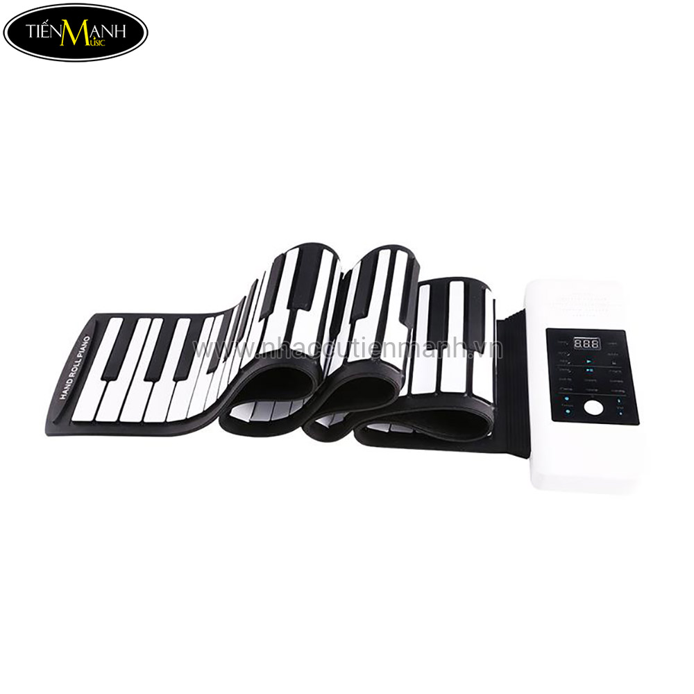 Đàn Piano 88 phím cuộn mềm dẻo Konix Flexible PC88 - Pin sạc 1000mAh