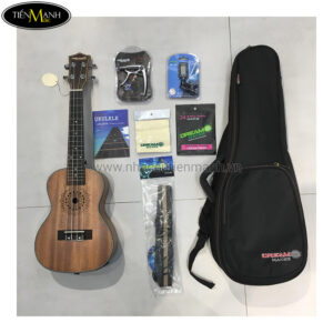 Đàn Ukulele Dream Maker UK-24D (EQ) (Bao + Full phụ kiện)