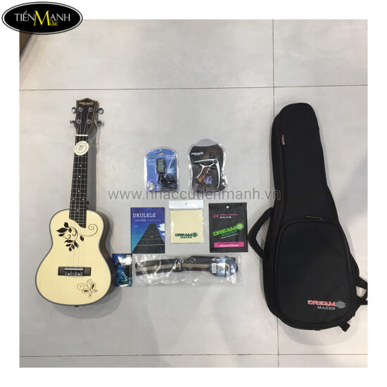 Đàn Ukulele Dream Maker UK-24F (Bao + Full phụ kiện)