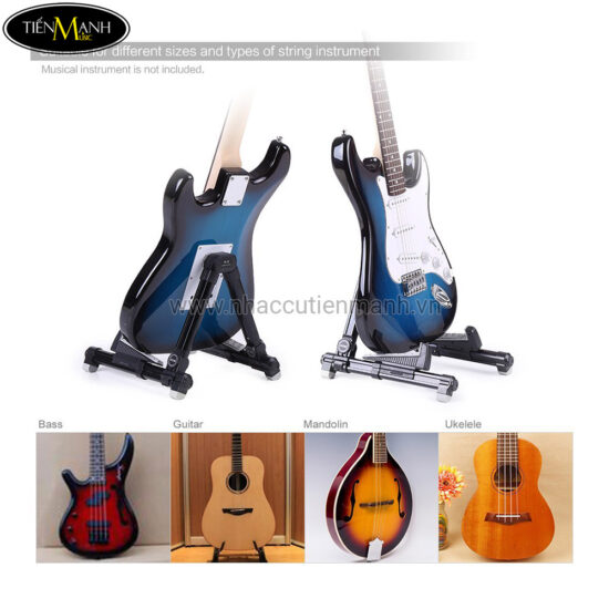 Giá Để Đàn Guitar, Ukulele, Violin, Guitarlele, Mandolin Aroma AGS-08 - Ảnh 2