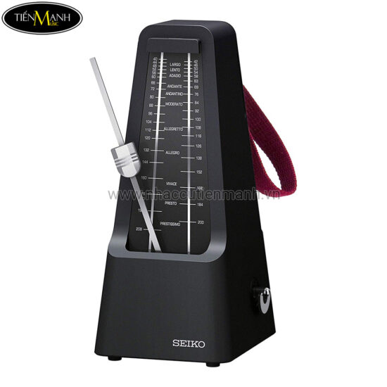 Máy đập nhịp cơ Seiko SPM400 (Đen)
