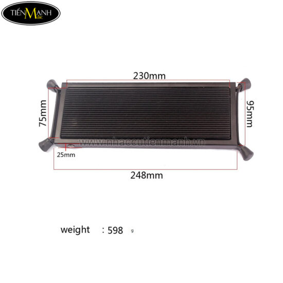 Pedal Kê Chân Đàn Guitar Sắt AT-15 | AT-16, Giá Gác Chân Học Đàn - Ảnh 2