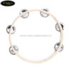 Trống Lắc Tay Gỗ - Tambourine (không mặt 20cm) T8-6