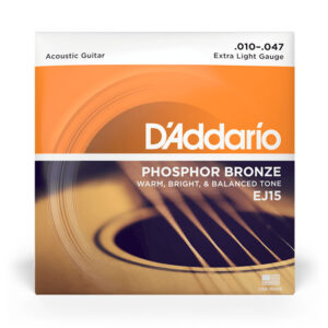 Combo 3 Bộ Dây Đàn Acoustic Guitar Phosphor Bronze DAddario EJ15-3D