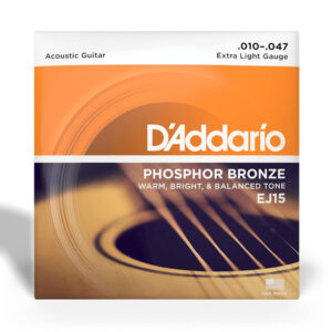 D´Addario Phosphor Bronze EJ15 10 47 Extra light gauge sở hữu âm sắc tuyệt vời