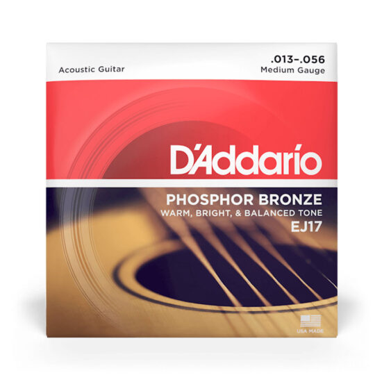 Dây Đàn D´Addario Phosphor Bronze EJ17 và 80/20 Bronze EJ12