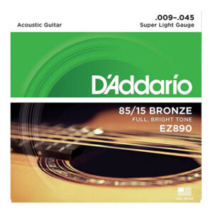 Dây đàn D´Addario 85/15 Bronze EZ890 10 47 Super Light Gauge giúp bạn đạt được hiệu suất đáng kinh ngạc