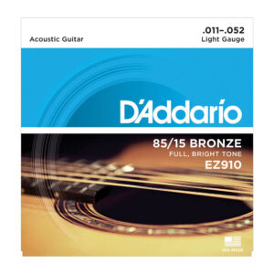 Dây đàn D´Addario 85/15 Bronze EZ910 11 52 Extra light gauge