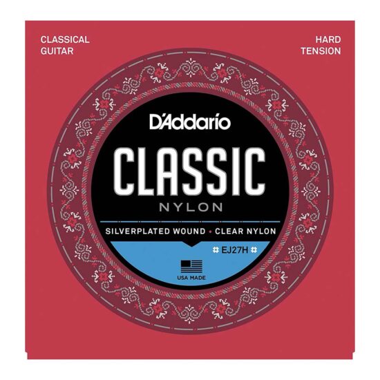 Dây đàn D´Addario Guitar Classic EJ27H Hard chuyên dùng cho dòng nhạc cổ điển, flamenco