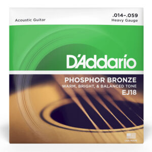 EJ18 Heavy 14-59 D'Addario Phosphor Bronze Acoustic Guitar strings
