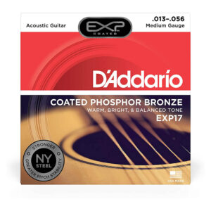 Dây Đàn Acoustic Guitar Coated Phosphor Bronze DAddario EXP17 (Có lớp phủ)