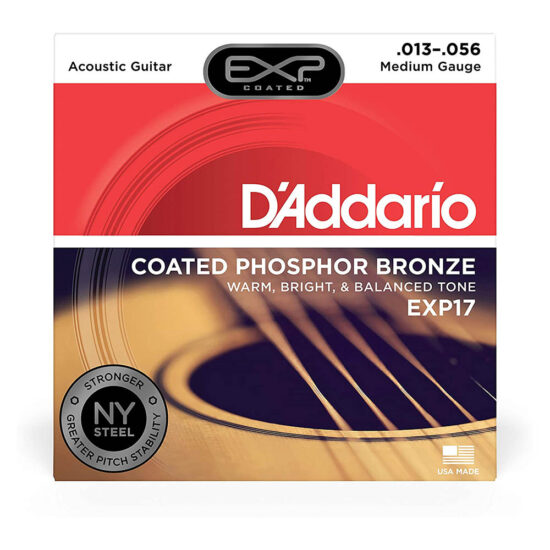 Dây Đàn Acoustic Guitar Coated Phosphor Bronze DAddario EXP17 (Có lớp phủ)