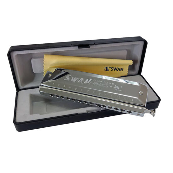 ken-harmonica-chromatic-swan-sw1456-silver-14-lo-