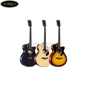 Đàn Guitar Acoustic Rosen G11-A-40 (Black-Natural-Sunburst)
