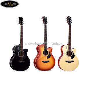Đàn Guitar Acoustic Rosen G12NA-A-40 (Black-Natural-Sunburst)