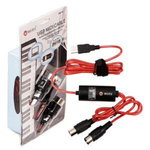 Dây Cáp Midi To USB Cable WERSI UM-18 (Cho Organ, Keyboard kết nối truyền giữ liệu với máy tính)