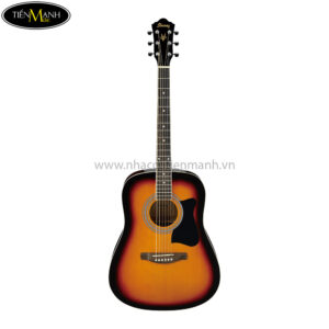 Ibanez V50NJP Acoustic Guitar Package, Vintage Sunburst